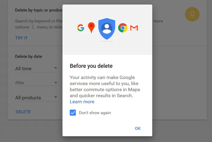 How to Delete Your Google Search History